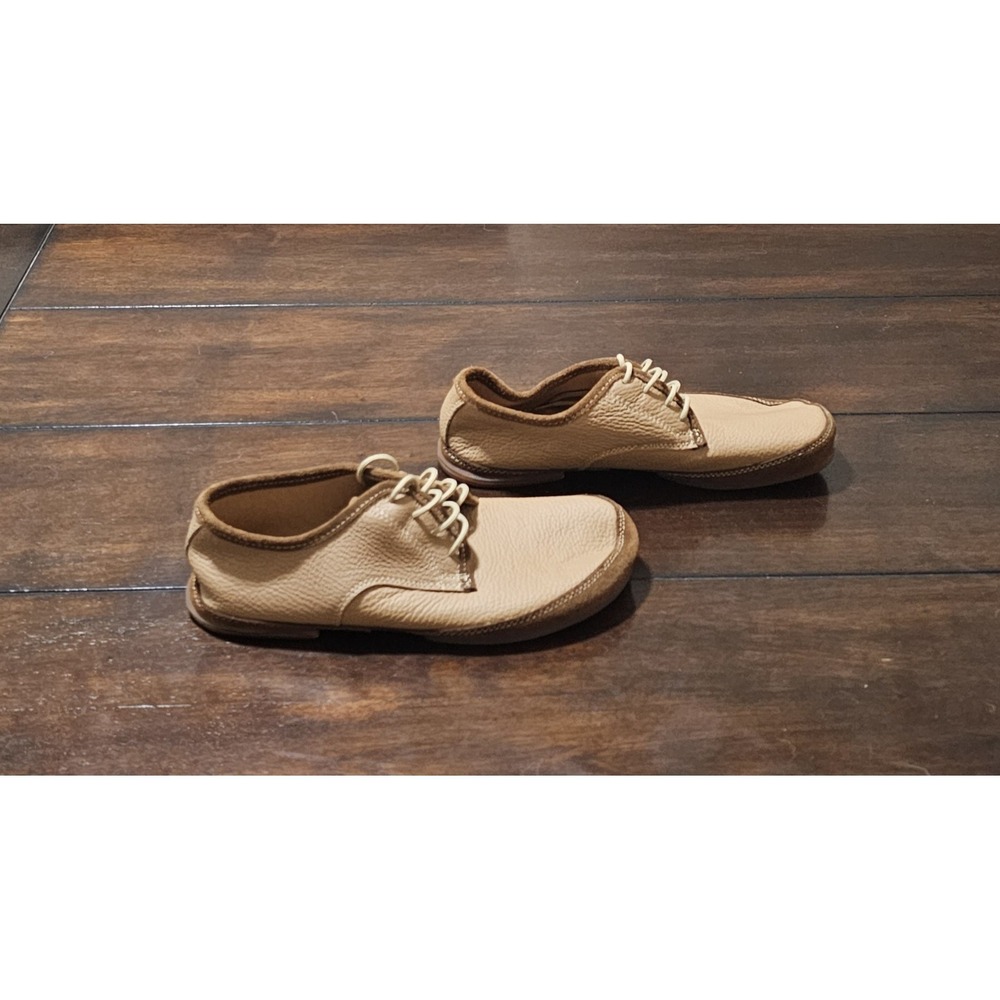 Tadeevo‎ Derby Light Brown Minimalist Shoes Sz 39 Zero Drop Leather Wide Toe Box